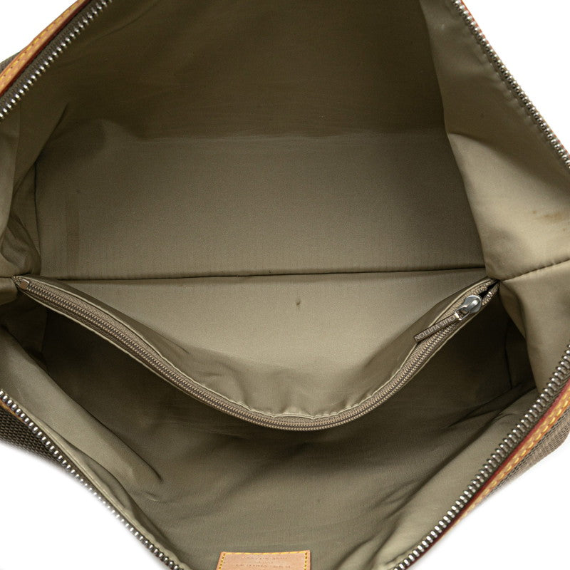 ルイ ヴィトン ダミエ ジェアン トゥルース アルバトロス ポーチ M93089 テール カーキ キャンバス レザー レディース LOUIS VUITTON 【中古】