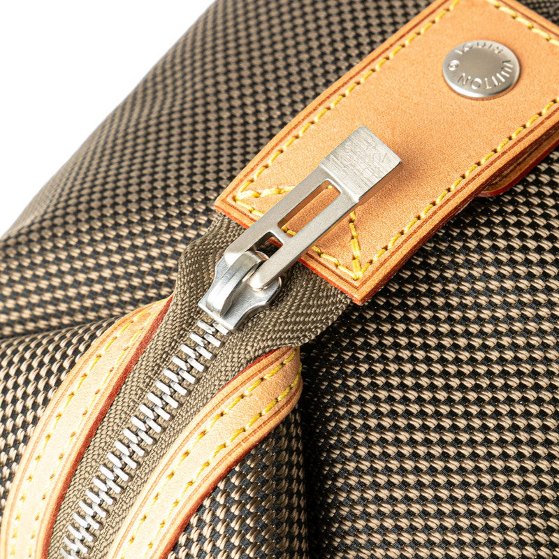 ルイ ヴィトン ダミエ ジェアン トゥルース アルバトロス ポーチ M93089 テール カーキ キャンバス レザー レディース LOUIS VUITTON 【中古】