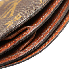 ルイ ヴィトン モノグラム ポルトモネグゼ コインケース M61970 ブラウン PVC レザー レディース LOUIS VUITTON 【中古】