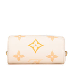 ルイ ヴィトン モノグラム アンプラント パピヨンBB ハンドバッグ ショルダーバッグ 2WAY M45708 クレーム サフラン グレインカーフレザー レディース LOUIS VUITTON 【中古】