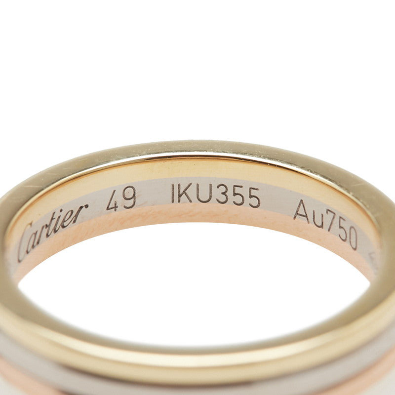 カルティエ ヴァンドーム リング 指輪 #49 K18YG イエローゴールド K18WG ホワイトゴールド K18PG ピンクゴールド レディース CARTIER 【中古】