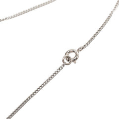 シャネル ココマーク ペンダント ネックレス 05P シルバー メタル ブラックストーン レディース CHANEL 【中古】