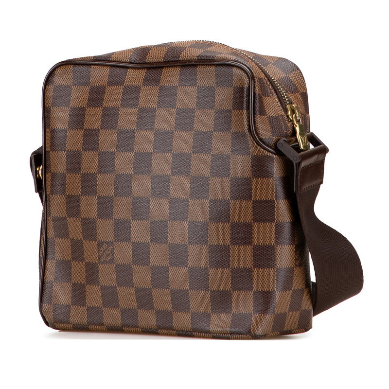 ルイ ヴィトン ダミエ オラフPM 斜め掛け ショルダーバッグ N41442 ブラウン PVC レザー レディース LOUIS VUITTON 【中古】
