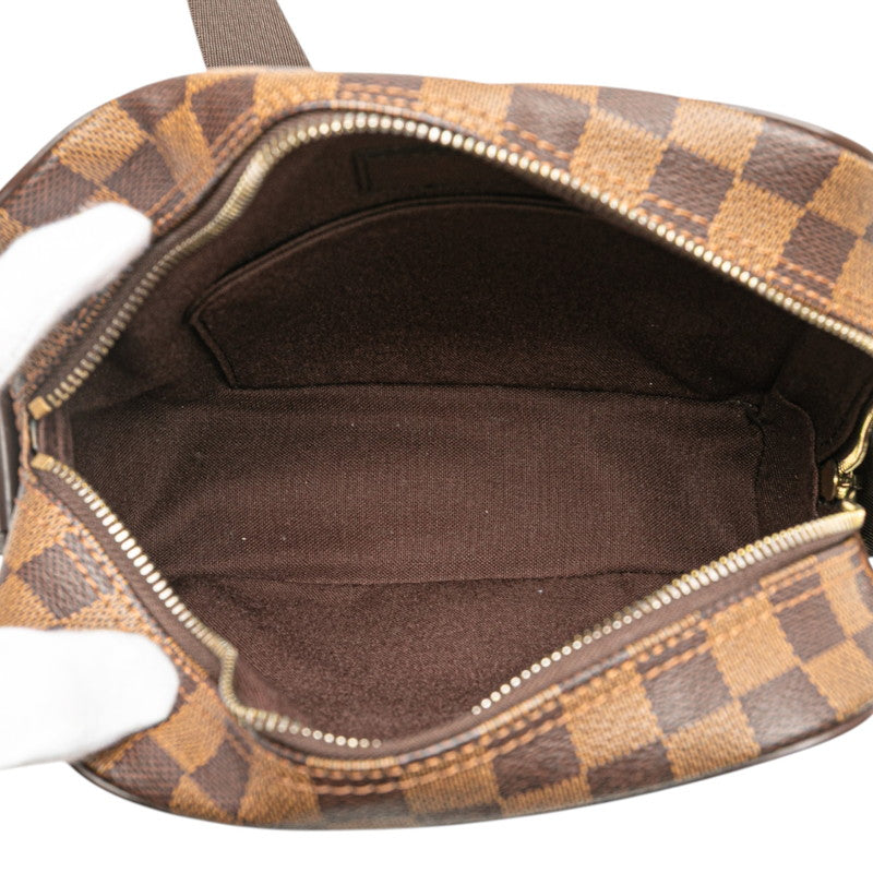ルイ ヴィトン ダミエ オラフPM 斜め掛け ショルダーバッグ N41442 ブラウン PVC レザー レディース LOUIS VUITTON 【中古】