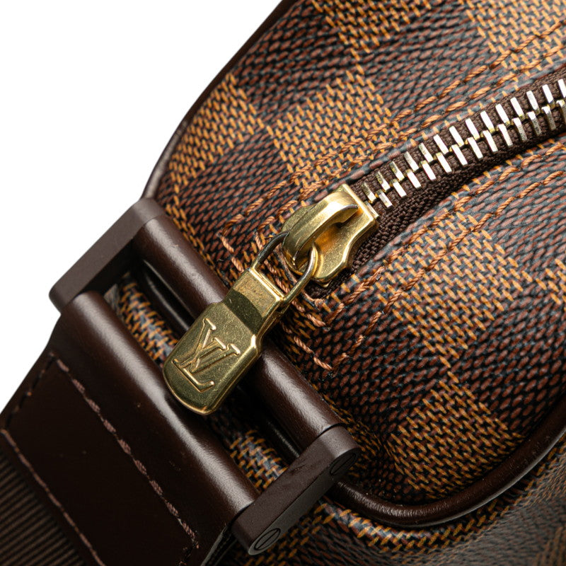 ルイ ヴィトン ダミエ オラフPM 斜め掛け ショルダーバッグ N41442 ブラウン PVC レザー レディース LOUIS VUITTON 【中古】