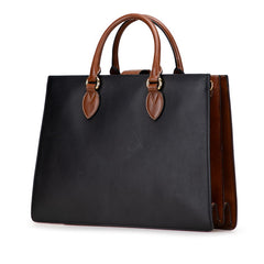 グッチ ロゴ ショルダーバッグ ハンドバッグ 2WAY 409530 ブラック ブラウン レザー レディース GUCCI 【中古】