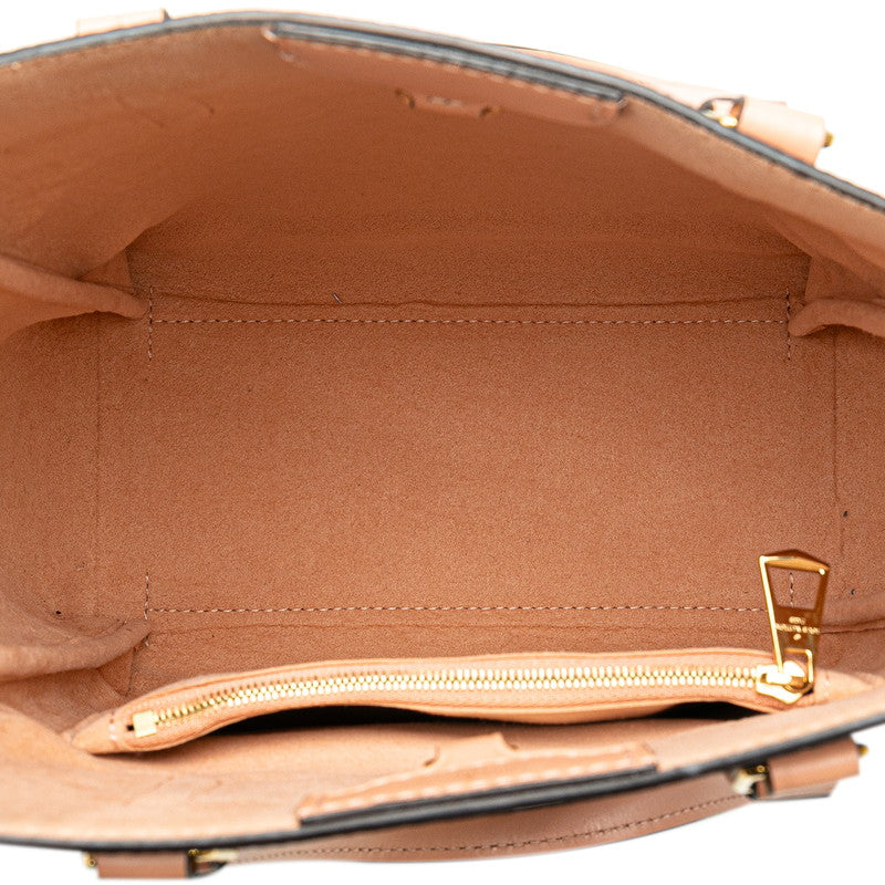 ルイ ヴィトン ダミエ ベルモントBB トートバッグ ショルダーバッグ 2WAY N60297 ブラウン ピンク PVC レザー レディース LOUIS VUITTON 【中古】