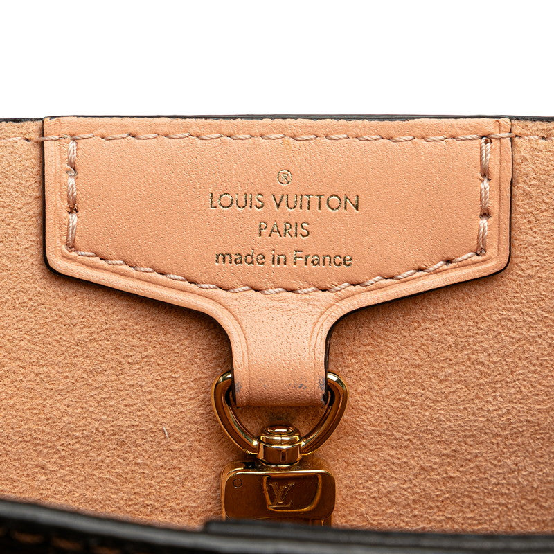 ルイ ヴィトン ダミエ ベルモントBB トートバッグ ショルダーバッグ 2WAY N60297 ブラウン ピンク PVC レザー レディース LOUIS VUITTON 【中古】