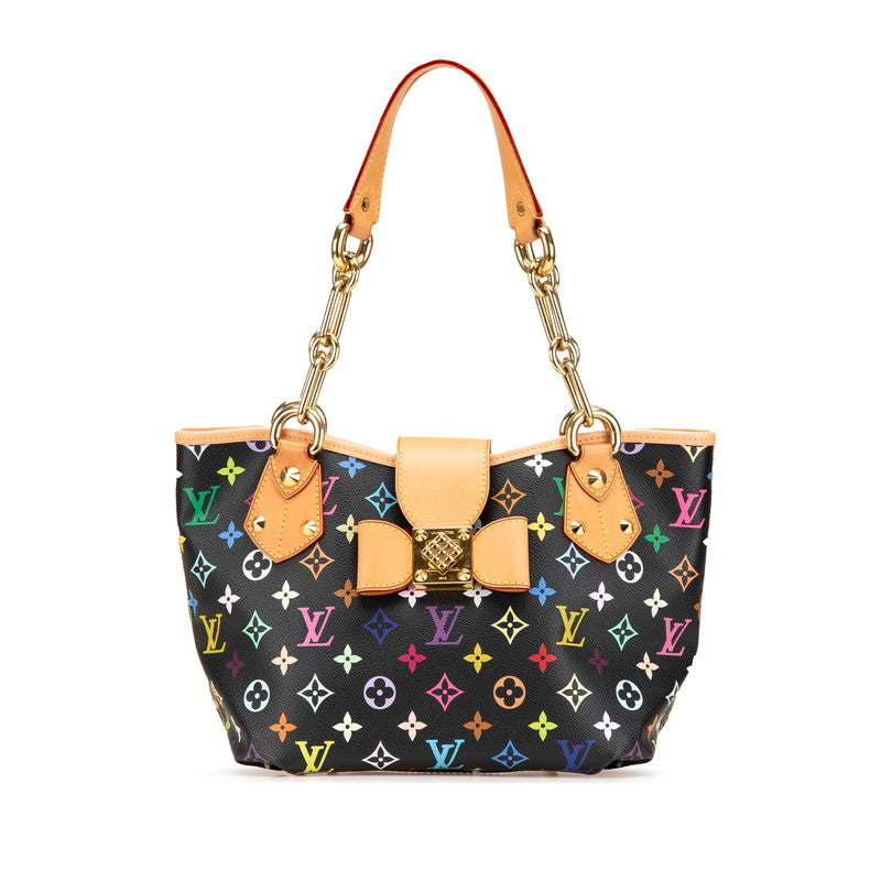 ルイ ヴィトン モノグラム マルチカラー アニーMM ショルダーバッグ M40308 ブラック PVC レザー レディース LOUIS VUITTON 【中古】