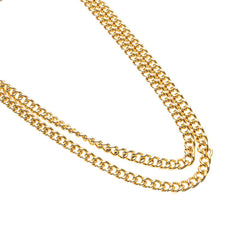 ルイ ヴィトン ダミエ ワイト チェーン ショルダーバッグ N64418 エベヌ ブラウン ピンク PVC レザー レディース LOUIS VUITTON 【中古】