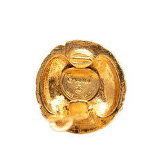 シャネル イヤリング ゴールド メッキ ラインストーン レディース CHANEL 【中古】