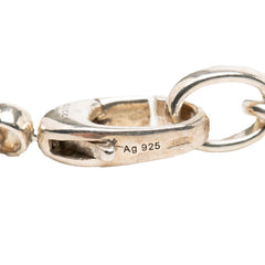 グッチ チェーン GGロゴ ペンダント ネックレス SV925 シルバー レディース GUCCI 中古