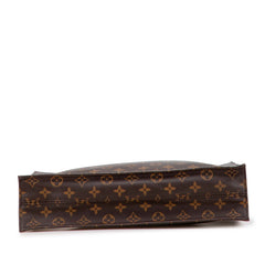 ルイ ヴィトン モノグラム サックプラ ハンドバッグ トートバッグ M51140 ブラウン PVC レザー レディース LOUIS VUITTON 中古