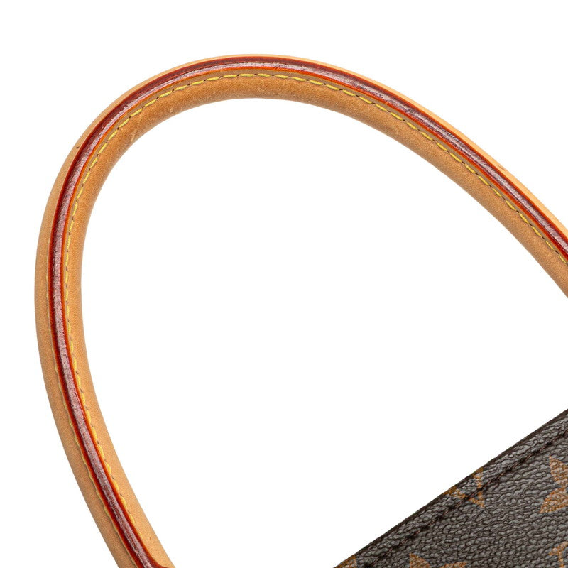 ルイ ヴィトン モノグラム サックプラ ハンドバッグ トートバッグ M51140 ブラウン PVC レザー レディース LOUIS VUITTON 【中古】