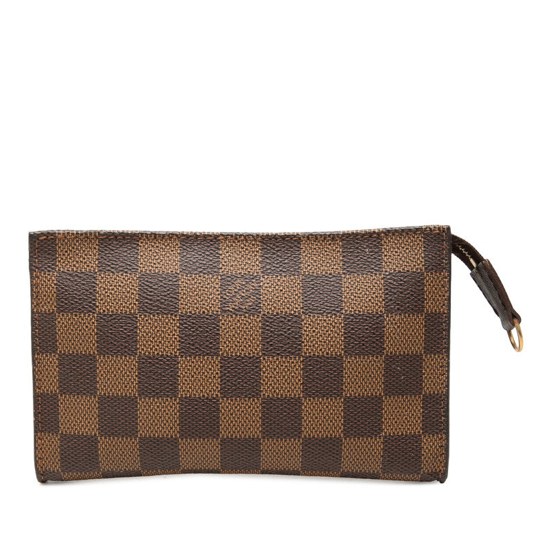 ルイ ヴィトン ダミエ マレ 付属 ポーチ ブラウン PVC レザー レディース LOUIS VUITTON 中古
