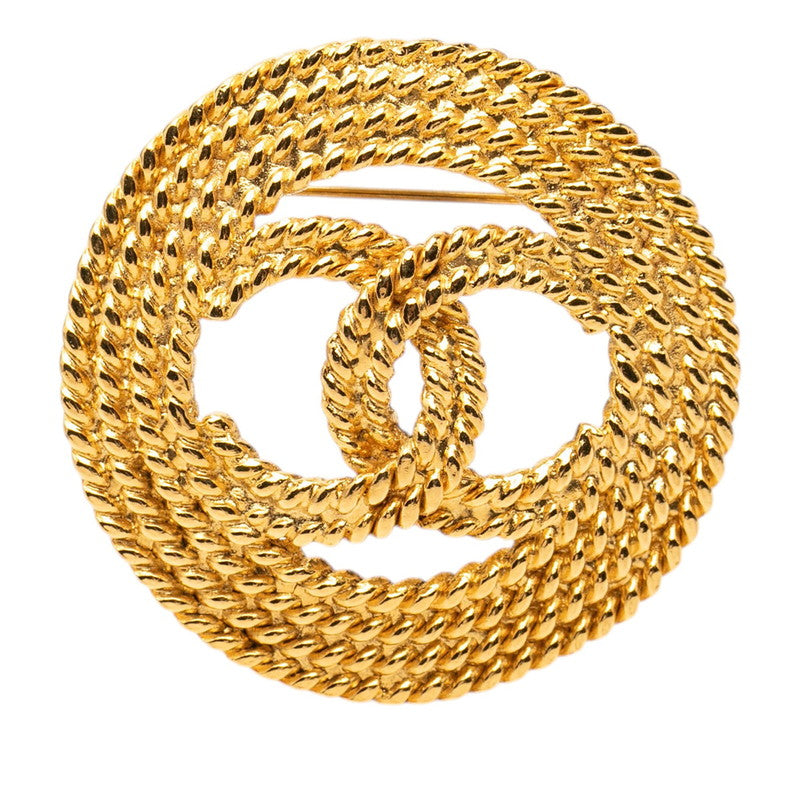 シャネル ココマーク ヴィンテージ ブローチ ゴールド メッキ レディース CHANEL 【中古】