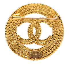 シャネル ココマーク ヴィンテージ ブローチ ゴールド メッキ レディース CHANEL 【中古】
