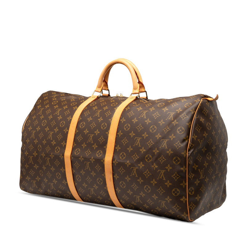 ルイ ヴィトン モノグラム キーポル60 ボストンバッグ トラベルバッグ M41422 ブラウン PVC レザー レディース LOUIS VUITTON 【中古】
