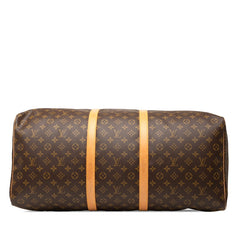 ルイ ヴィトン モノグラム キーポル60 ボストンバッグ トラベルバッグ M41422 ブラウン PVC レザー レディース LOUIS VUITTON 【中古】