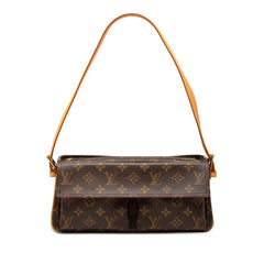 ルイ ヴィトン モノグラム ヴィバ シテMM ショルダーバッグ M51164 ブラウン PVC レザー レディース LOUIS VUITTON 【中古】