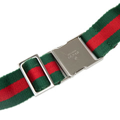 グッチ GGキャンバス ウエストバッグ ボディバッグ 28566 ベージュ ブラウン キャンバス レザー レディース GUCCI 【中古】