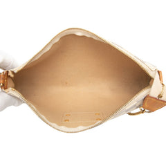 ルイ ヴィトン ダミエ アズール エヴァ ハンドバッグ ショルダーバッグ 2WAY N55214 ホワイト PVC レザー レディース LOUIS VUITTON 【中古】
