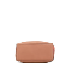 ボッテガヴェネタ イントレチャート ワンショルダーバッグ ピンク イエロー レザー レディース BOTTEGAVENETA 【中古】