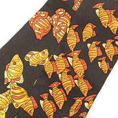 エルメス ツイリー Recontre Oceane 大西洋の出会い スカーフ ブラック マルチカラー シルク レディース HERMES 【中古】