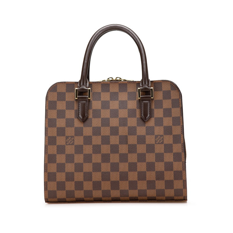 ルイ ヴィトン ダミエ トリアナ ハンドバッグ N51155 ブラウン PVC レザー レディース LOUIS VUITTON 【中古】