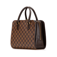 ルイ ヴィトン ダミエ トリアナ ハンドバッグ N51155 ブラウン PVC レザー レディース LOUIS VUITTON 【中古】
