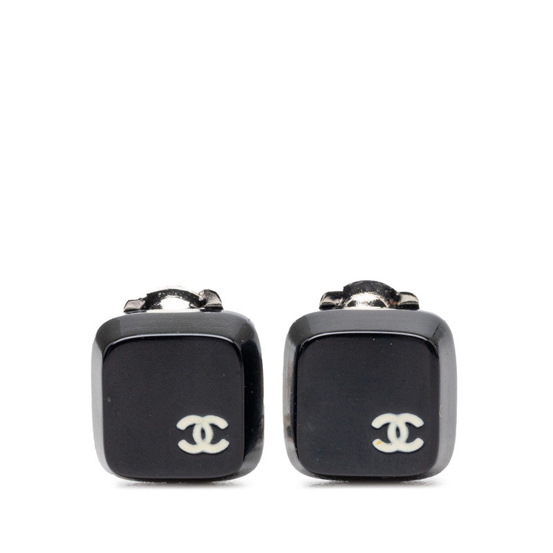 シャネル ココマーク キーキャップモチーフ イヤリング 00T刻印 ブラック プラスチック メタル レディース CHANEL 【中古】