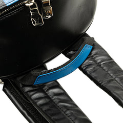 ルイ ヴィトン ダミエ グラフィット ジャイアント ジョッシュ リュック バックパック N40402 ブルー ブラック PVC レザー レディース LOUIS VUITTON 【中古】