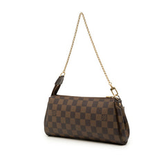ルイ ヴィトン ダミエ エヴァ チェーン ハンドバッグ ショルダーバッグ 2WAY N55213 ブラウン PVC レザー レディース LOUIS VUITTON 【中古】