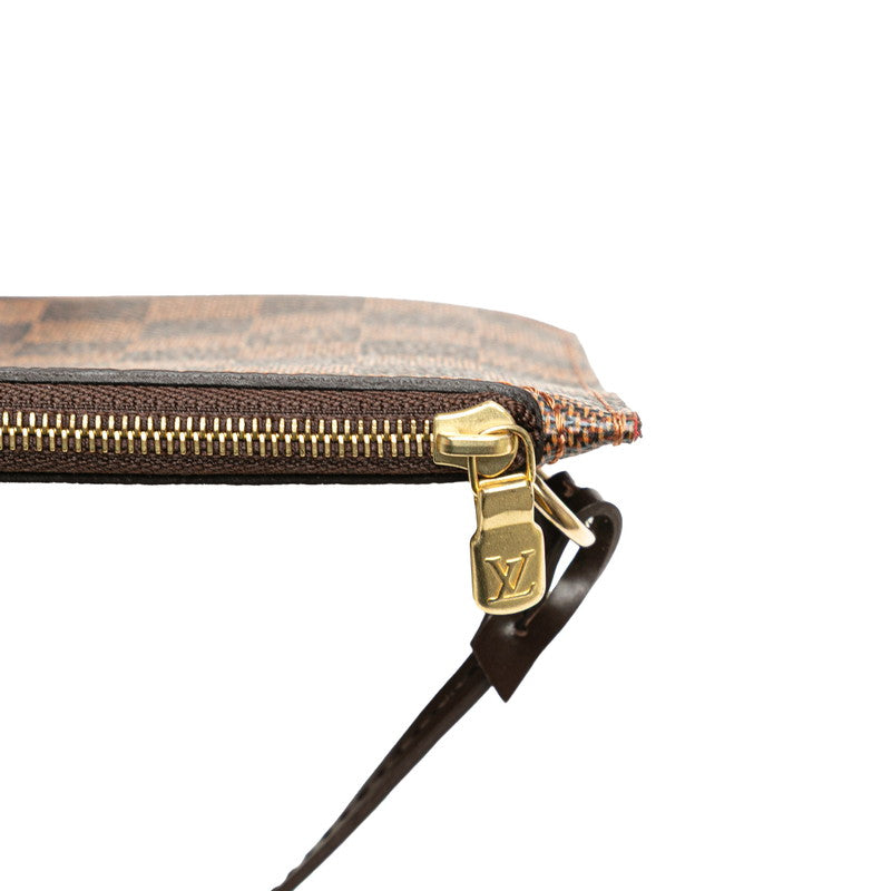 ルイ ヴィトン ダミエ ネヴァーフルMM ショルダーバッグ トートバッグ N51105 ブラウン PVC レザー レディース LOUIS VUITTON 【中古】