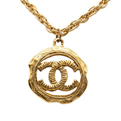 シャネル ココマーク ネックレス ゴールド メッキ レディース CHANEL 【中古】