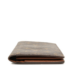 ルイ ヴィトン モノグラム ポルトフォイユ ブラザ 長財布 M66540 ブラウン PVC レザー レディース LOUIS VUITTON 【中古】
