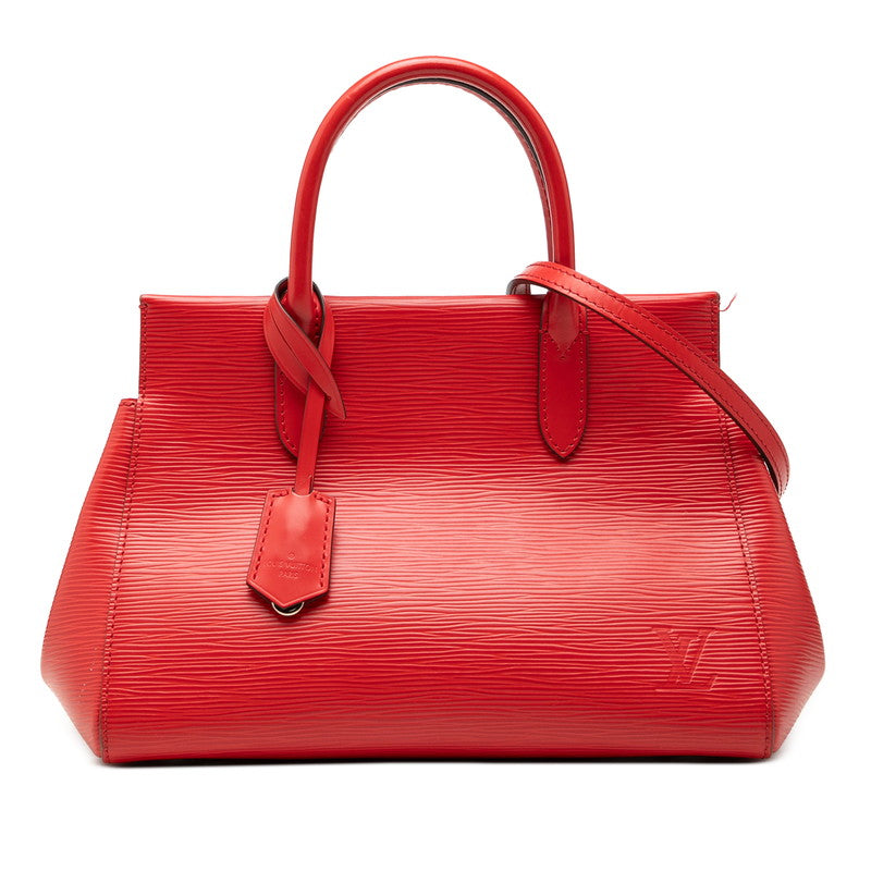 ルイ ヴィトン エピ マルリーBB ハンドバッグ ショルダーバッグ2WAY M41378 カスティリアンレッド レザー レディース LOUIS VUITTON 【中古】