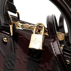 ルイ ヴィトン モノグラム ヴェルニ アルマBB ハンドバッグ ショルダーバッグ 2WAY M91700 ワインレッド アマラントレイユール パテントレザー レディース LOUIS VUITTON 【中古】