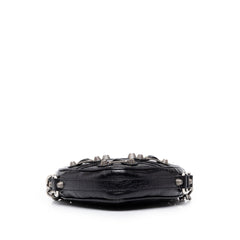 バレンシアガ ル カゴール ハート ミニ チェーン ショルダーバッグ 722781 ブラック レザー メタル レディース BALENCIAGA 中古