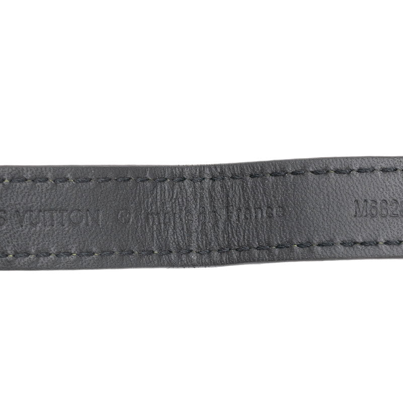 ルイ ヴィトン ダミエ グラフィット エピ ポルトクレ ベルトタブ キーホルダー キーリング M68281 ブラック イエロー PVC レザー メンズ LOUIS VUITTON 【中古】
