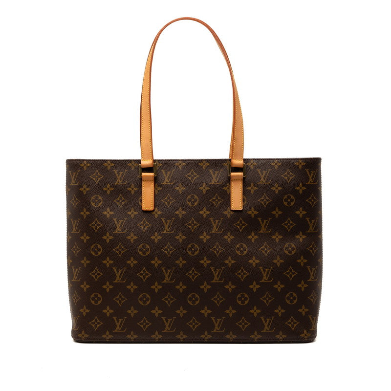 ルイ ヴィトン モノグラム ルコ トートバッグ ショルダーバッグ M51155 ブラウン PVC レザー レディース LOUIS VUITTON 【中古】