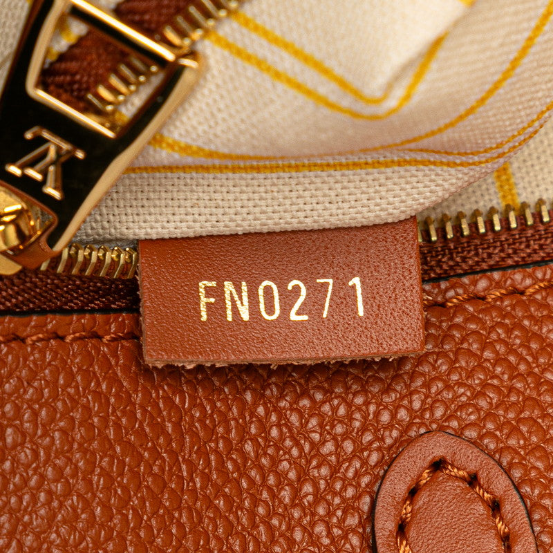ルイ ヴィトン オンザゴーGM ハンドバッグ トートバッグ M57644 ベージュ ブラウン ラフィア レザー レディース LOUIS VUITTON 【中古】