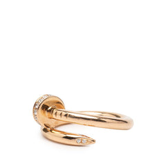 カルティエ ジュストアンクル リング 指輪 #49 K18PG ピンクゴールド ダイヤモンド レディース CARTIER 【中古】