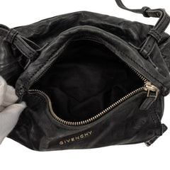 ジバンシー パンドラ 斜めかけ ショルダーバッグ ブラック レザー レディース Givenchy 中古