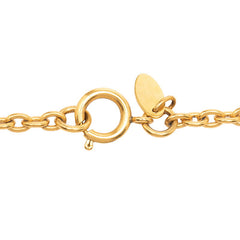 シャネル ココマーク マトラッセ ネックレス ゴールド メッキ レディース CHANEL 【中古】
