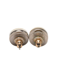 シャネル ココマーク スタッドピアス シルバー クリア メタル レディース CHANEL 【中古】