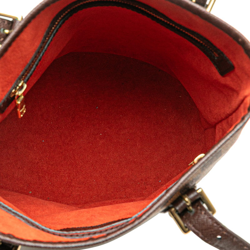 ルイ ヴィトン ダミエ マレ ショルダーバッグ トートバッグ N42240 ブラウン PVC レザー レディース LOUIS VUITTON 【中古】
