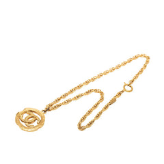 シャネル ヴィンテージ ココマーク ネックレス ゴールド メッキ レディース CHANEL 【中古】