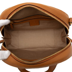 エム シー エム ヴィセトス モノグラム ハンドバッグ ショルダーバッグ 2WAY ブラウン レザー レディース MCM 【中古】