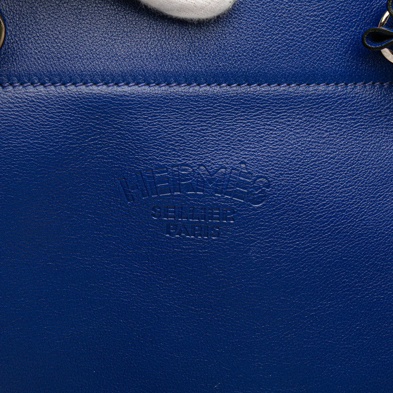 エルメス アリーヌ ミニ 斜め掛け ショルダーバッグ ブルー スイフト レディース HERMES 【中古】